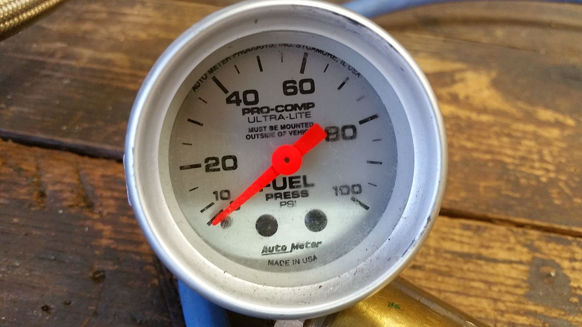 FS Autometer FP Gauge, 8an Inline Fuel Filter VW Vortex